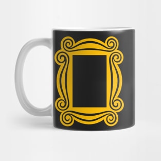 Yellow Peephole Frame on Purple Door Mug